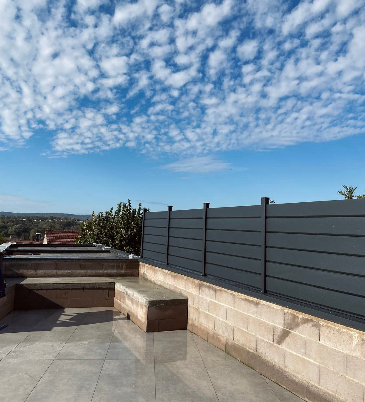 Clôture aluminium espace piscine Toul